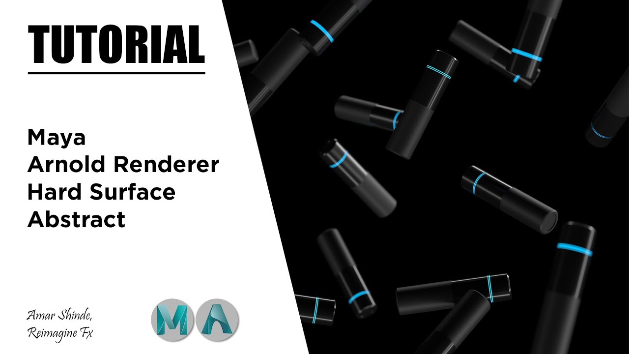 Hard Surface Abstract | Maya And Arnold Renderer | Tutorial - YouTube