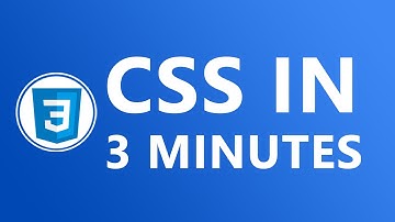 CSS In 3 Minutes ;) Beginners