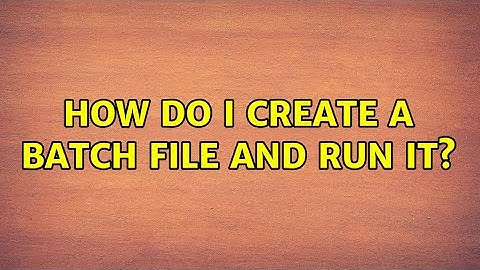 Ubuntu: How do I create a batch file and run it? (3 Solutions!!)