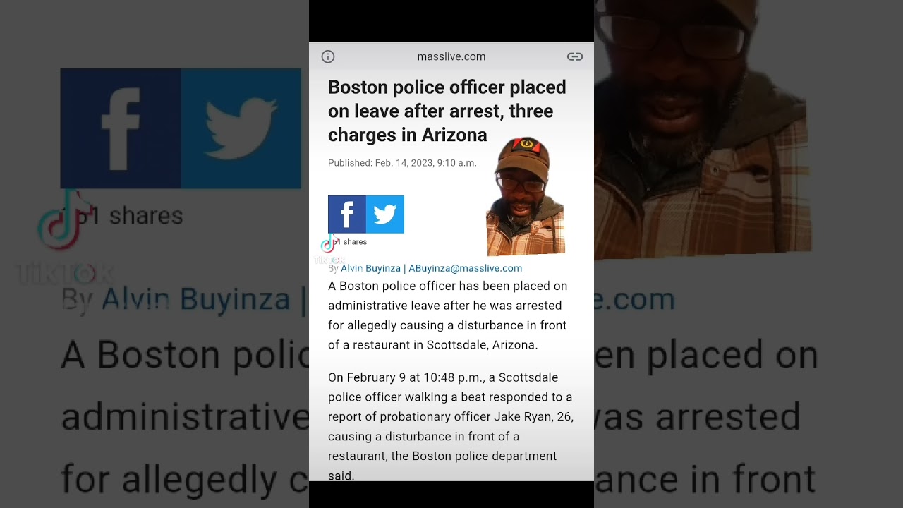 ⁣Boston Police Officer placed on leave after arrest in Arizona. #boston #arizona #shorts #acabdevil