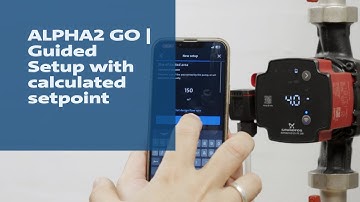 ALPHA2 GO | Guided Setup with calculated setpoint