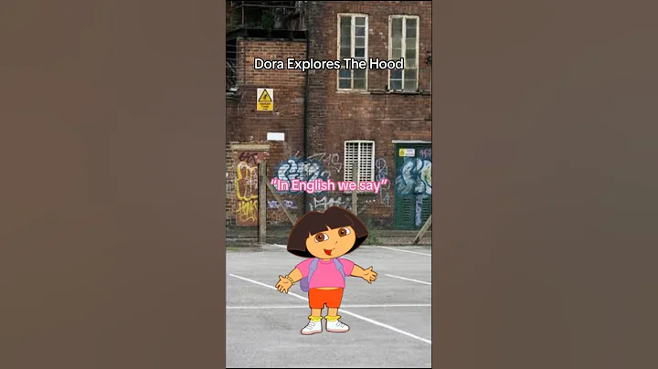 DORA EXPLORES THE HOOD #doratheexplorer #shorts