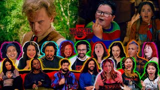 Fans React To HENRY/VECNA CHASE DEREK AND HOLLY | Stranger Things S5 Ep 8 Reaction Compilation 