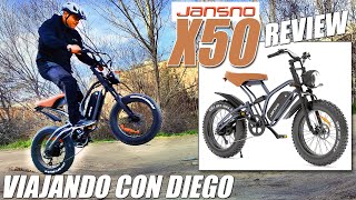 JANSNO X50  Ebike Mountain  Review  Viajando con Diego