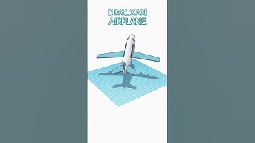 [1DAY_1CAD] AIRPLANE #shorts #tinkercad #project
