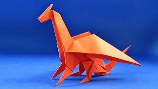 картинка: Как сделать дракона из бумаги. Оригами ДРАКОН из бумаги