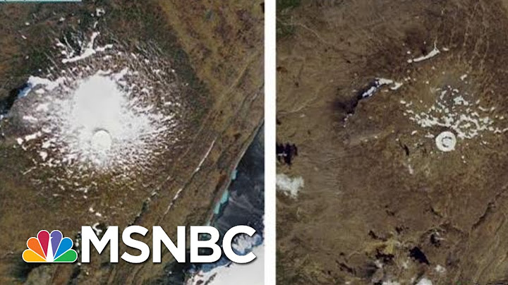 Iceland Mourns Loss Of Glacier Destroyed By Climate Change | Rachel Maddow | MSNBC