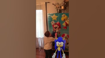 sonic reacts to mario fan