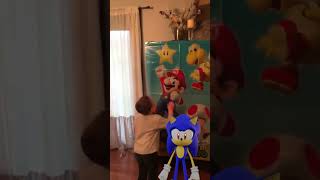 sonic reacts to mario fan