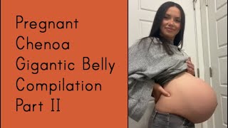 Pregnant Chenoa Gigantic Belly Compilation Part II | TikTok