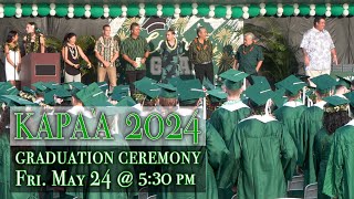 2024 Kapaa High Graduation Ceremony