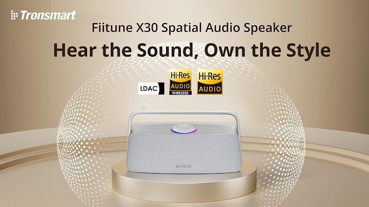 Tronsmart Fiitune X30 Home Speaker: Spatial Audio Meets Iconic Style