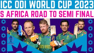 South Africa Road to Semi Final ICC World Cup 2023 | Team South Africa