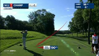 370 Yards to 15 Ft -- Cameron Champ SMASH @ 2022 John Deere