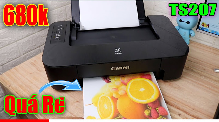 เครื่องพิมพ์สี A4 ราคาถูกมาก - พิมพ์ราคาถูกดีไหม? | แคนนอน TS207