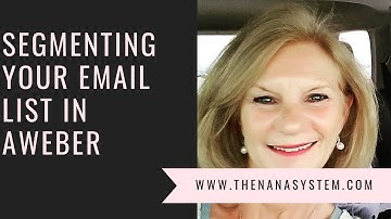 Segmentation for your autoresponder Aweber