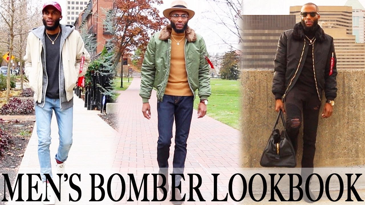 ALPHA INDUSTRIES: MEN'S BOMBER LOOKBOOK | MEN'S STYLE - YouTube