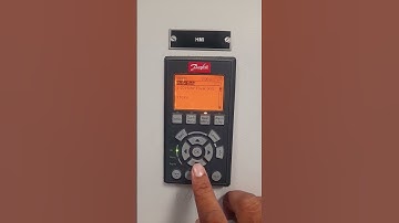 How to check motor data Danfoss FC302.#electrical #danfoss #vfd