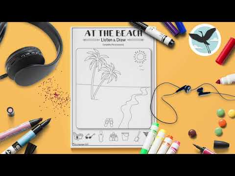 Beach Listen & Draw
