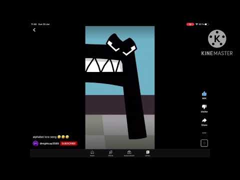 Alphabet Lore Song Look Like Button.