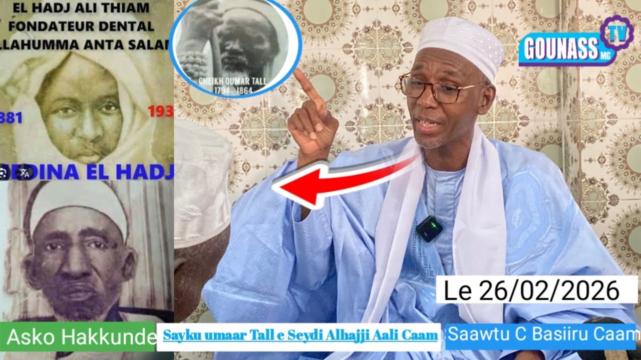 Asko Sayku umaar Tall(,RTA) E Seydi alhajji Aali Caam (RTA)E sawtowol Ceerno Basiiru Caam, 26/ 02 26