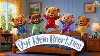 Afrikaanse Kinderliedjie | Vyf Klein Beertjies | Afrikaanse Kinder Rympies