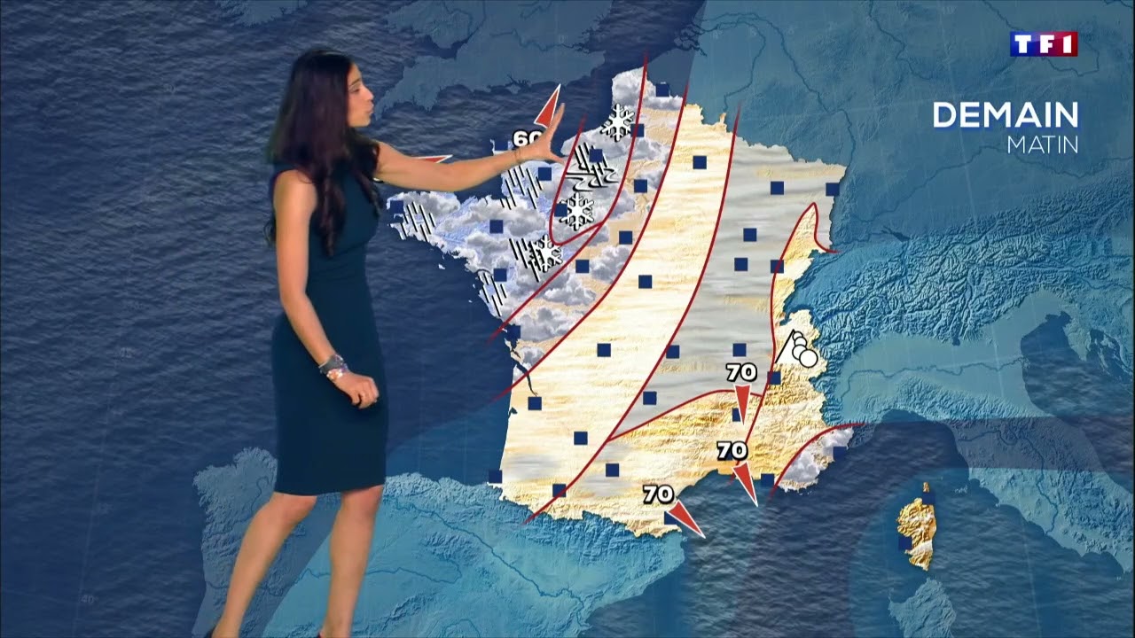 Météo TF1 du 15 Janvier 2021 (Tatiana Silva)