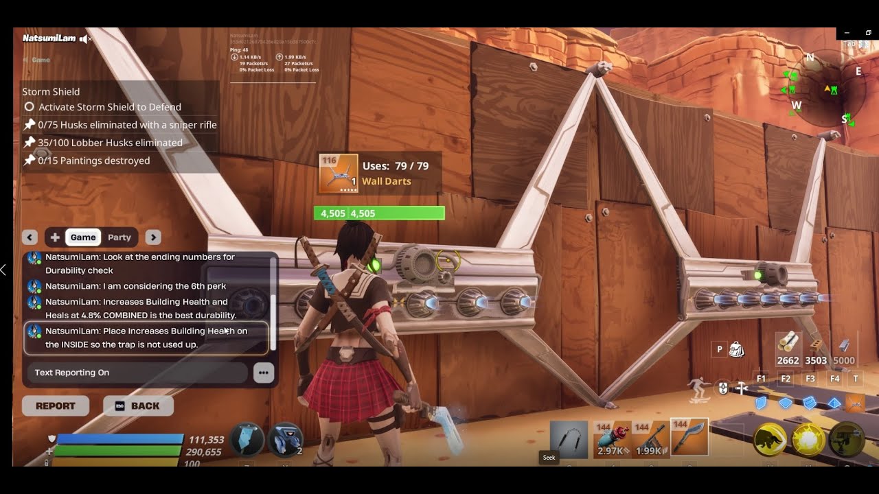 STW Trap Durability Stats WOOD