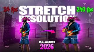 STRETCHED RESOLUTION" In Free Fire | 240 FPS || Bluestacks &amp; MSI 5 ⚙️