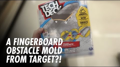 Tech Deck DIY Concrete mold review (filled with real crete)