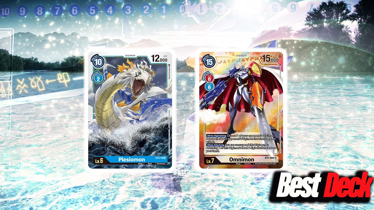 FIRST PLACE! BEST Blue Omnimon Turbo Digimon TCG Deck - Set 1.0 Format! Digimon  Card Game (2021) - YouTube