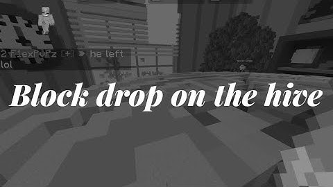 New hive game block drop