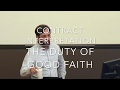 The Duty Of Good Faith In Contract Interpretation The Duty Of Good Faith In Contract Interpretation