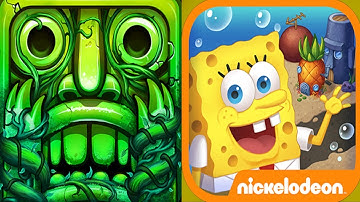Temple Run 2 Lost Jungle VS SpongeBob Game Station Android iPad iOS Gameplay HD