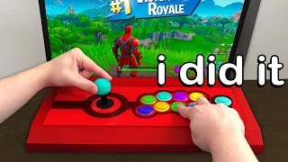 Every death my CONTROLLER gets BIGGER in Fortnite