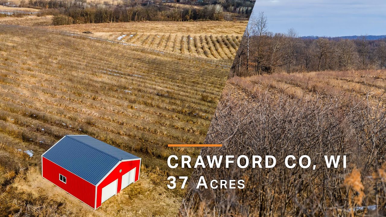 "Blank Slate" Hunting Property For Sale In Crawford Co, WI (37 Acres