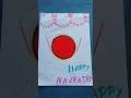 Navratri special drawing🚩🚩easy,Crafter sneha kaswan #shorts