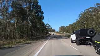 Day 2 Pt.6 Coopernook to Port Macquarie NSW Australia Drive Dash cam view - 4K ASMR No Talking