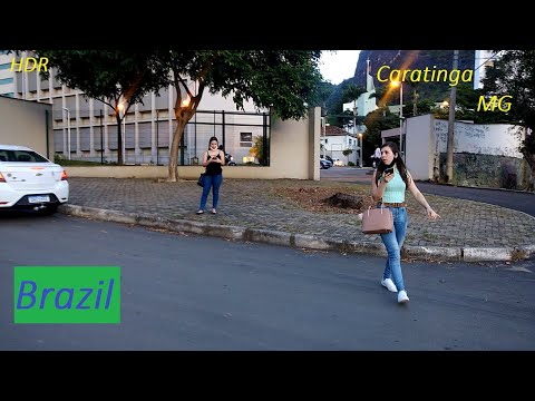 Walking in Caratinga, a small town in Brazil - Caminhando em Caratinga MG