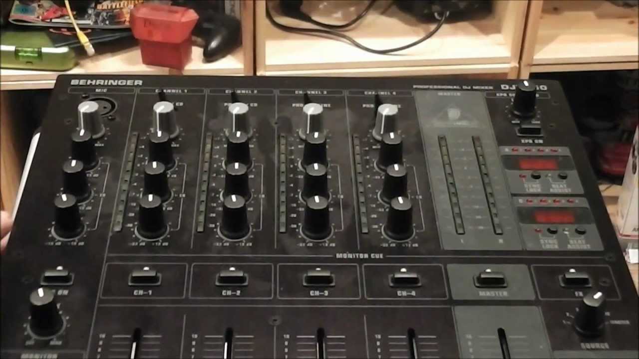 Review zum Behringer DJX750 YouTube