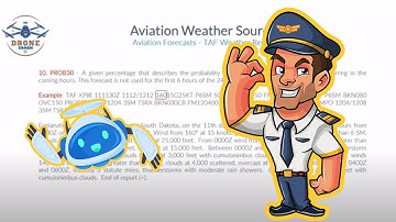 FREE FAA Part 107 Remote Pilot Lesson: How to Read a TAF Weather Report (Current & Updated)