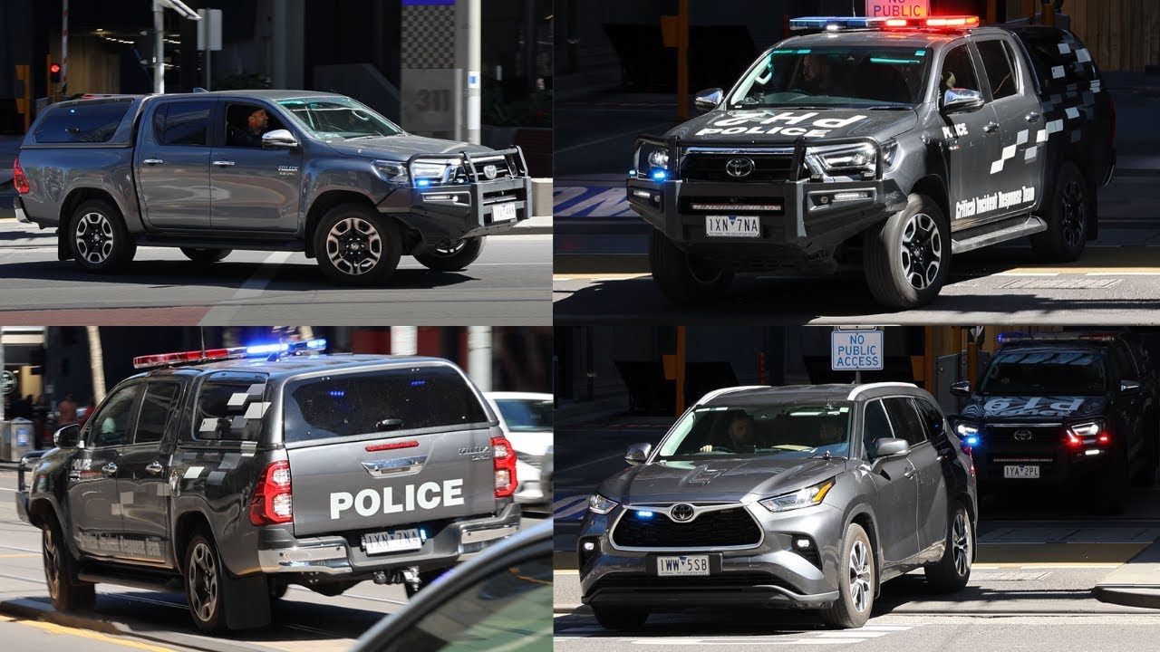 Vicpol Riot RARE: CIRT Units Turning Out / Responding from VICPOL HQ to Armed ...