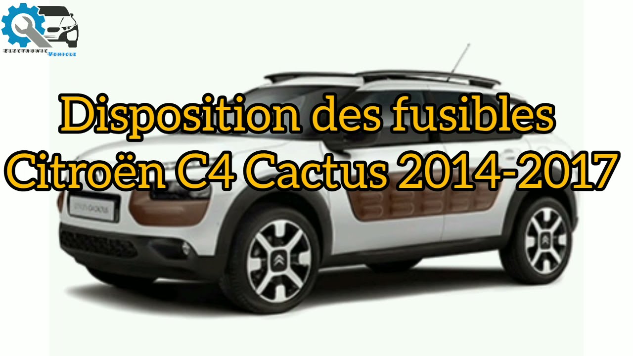 Diagrama de fusibles Citroën C4 Cactus (2014-2017) en español