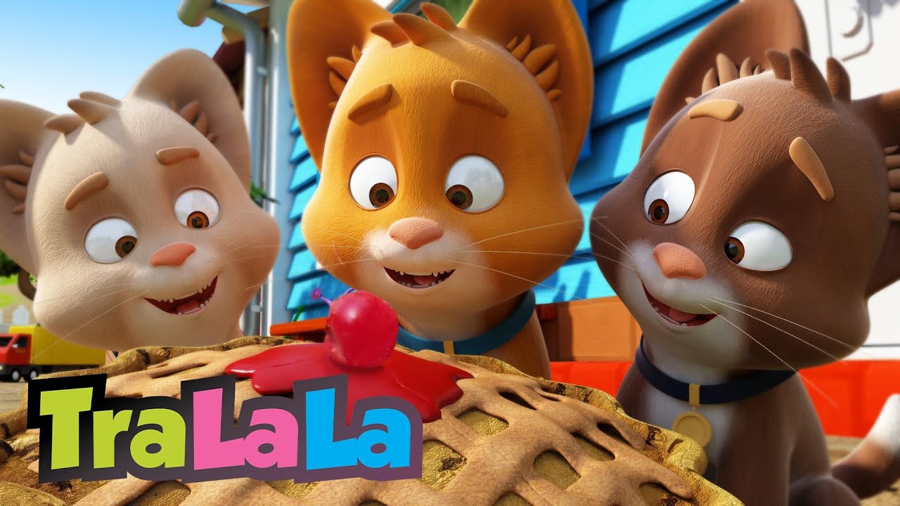 Cântece pentru copii - Trei pisicuțe drăguțe 🤩 Melodii educative - învață cu TraLaLa