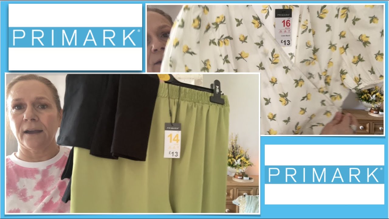 **NEW** Spring & Summer Primark Haul.  Mid to Plus Size.  Lemon & Lime Inspired. April 2022.