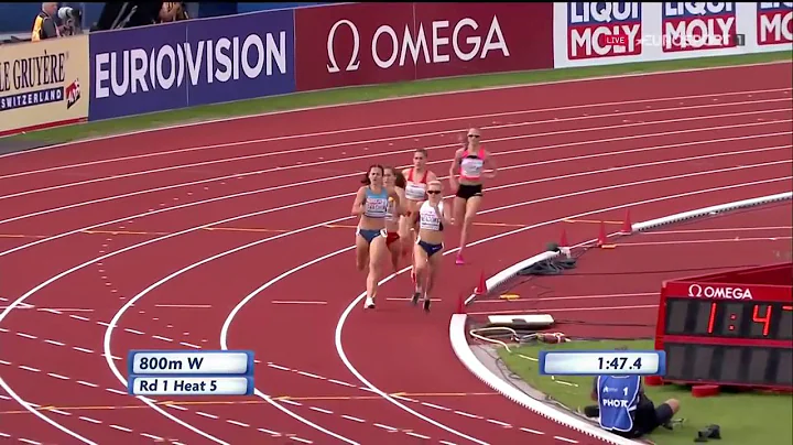 249 Jenny Meadows 800m H5 Women's HD European Athl...