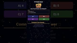 Python Quiz #178 — Can You Predict the Output? #shorts #python
