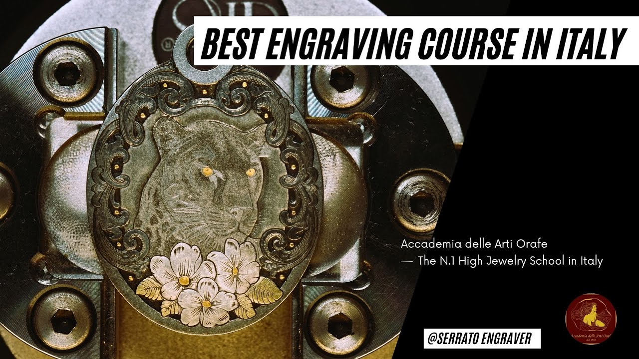 ⭐️⭐️⭐️⭐️⭐️ Best Engraving Course in Italy | Engraving Steel with gravermax | artist Master Serrato