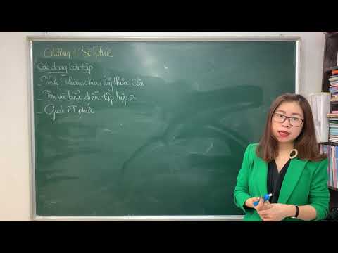 Video Đại số tuyến tính - Chương 1. Số phức P2 - youtube