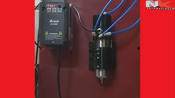 Atc Spindle first run #cncspindlefirstrun #cncspindleworking #atcspindlewarmingup #cncengraving